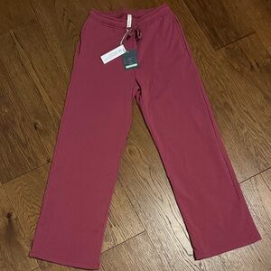 We Wander Dark Pink Pants
